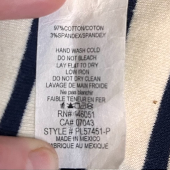 Monteau Breton Stripe Jersey Pull Over Dress (Wardrobe Essential) - Picture 11 of 11